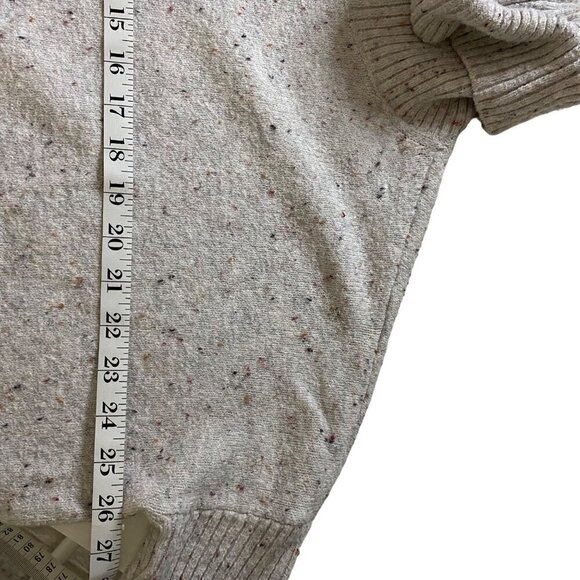 Loft Petites Flecked‎ Pocket Poncho Sweater Oversized Flowy Relaxed Size XXS - Picture 10 of 10